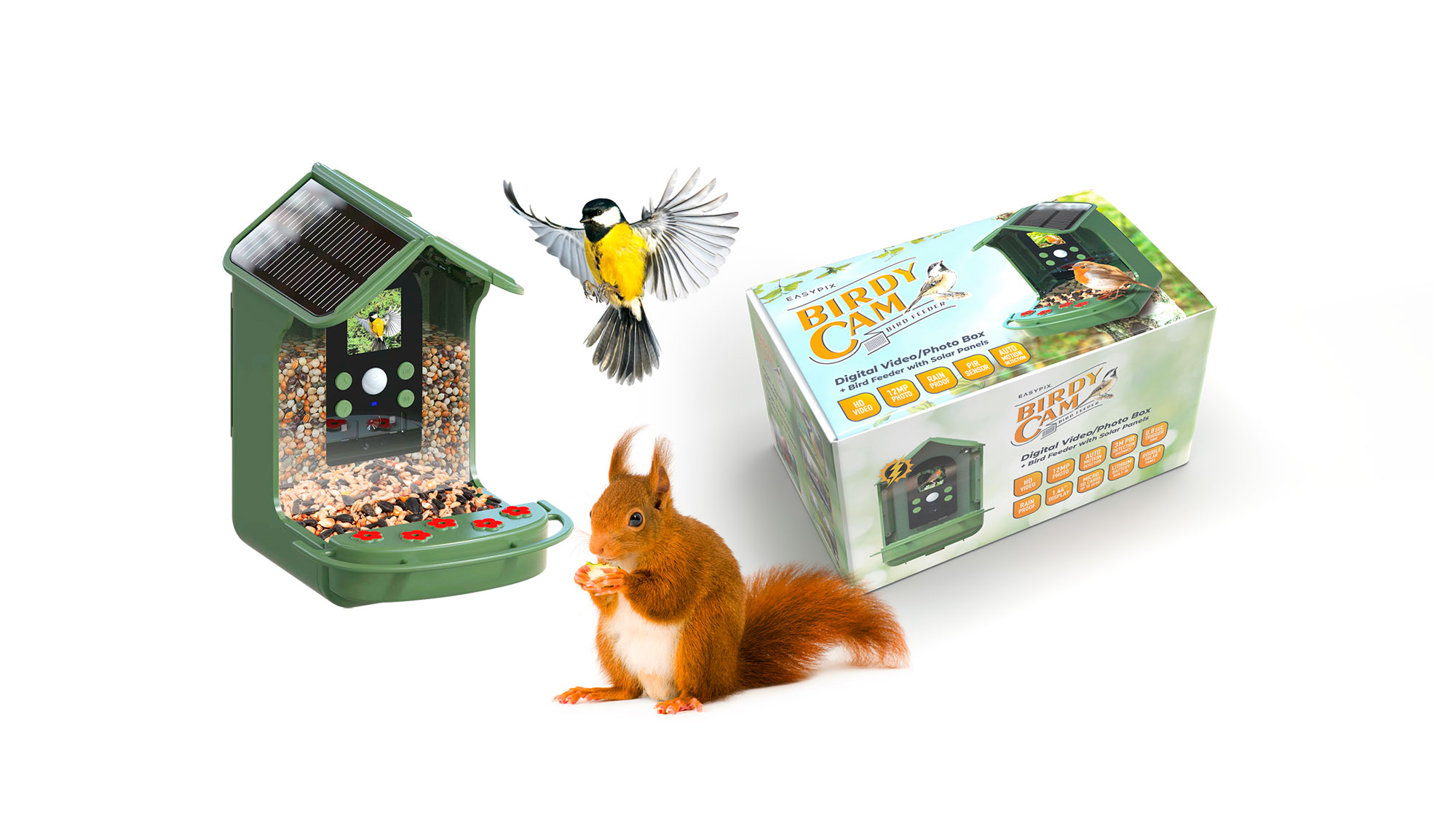 BirdyCam: Vogelfutterhaus mit Kamera