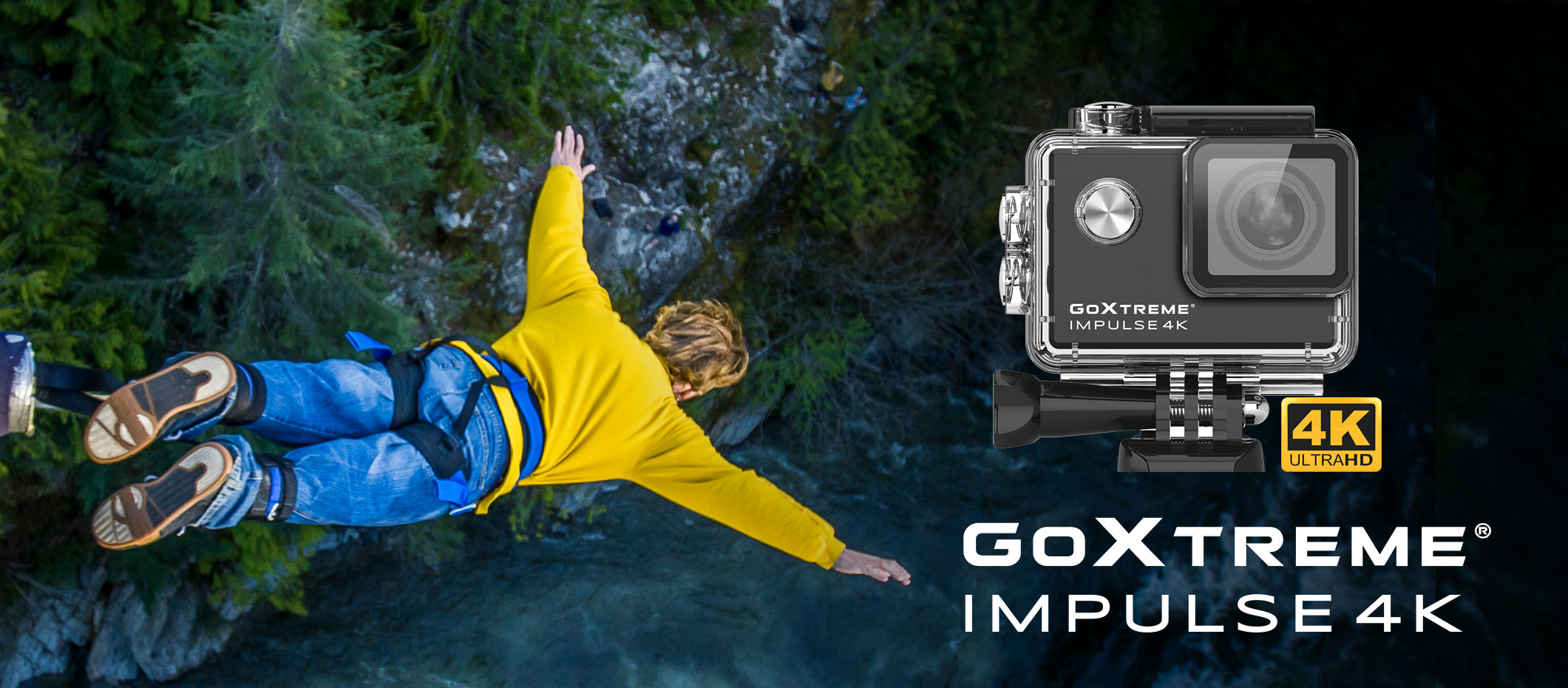 GoXtreme Impulse 4K liefert 4K Action-Videos in bester Qualität und in 170˚ Weitwinkel-Ansicht