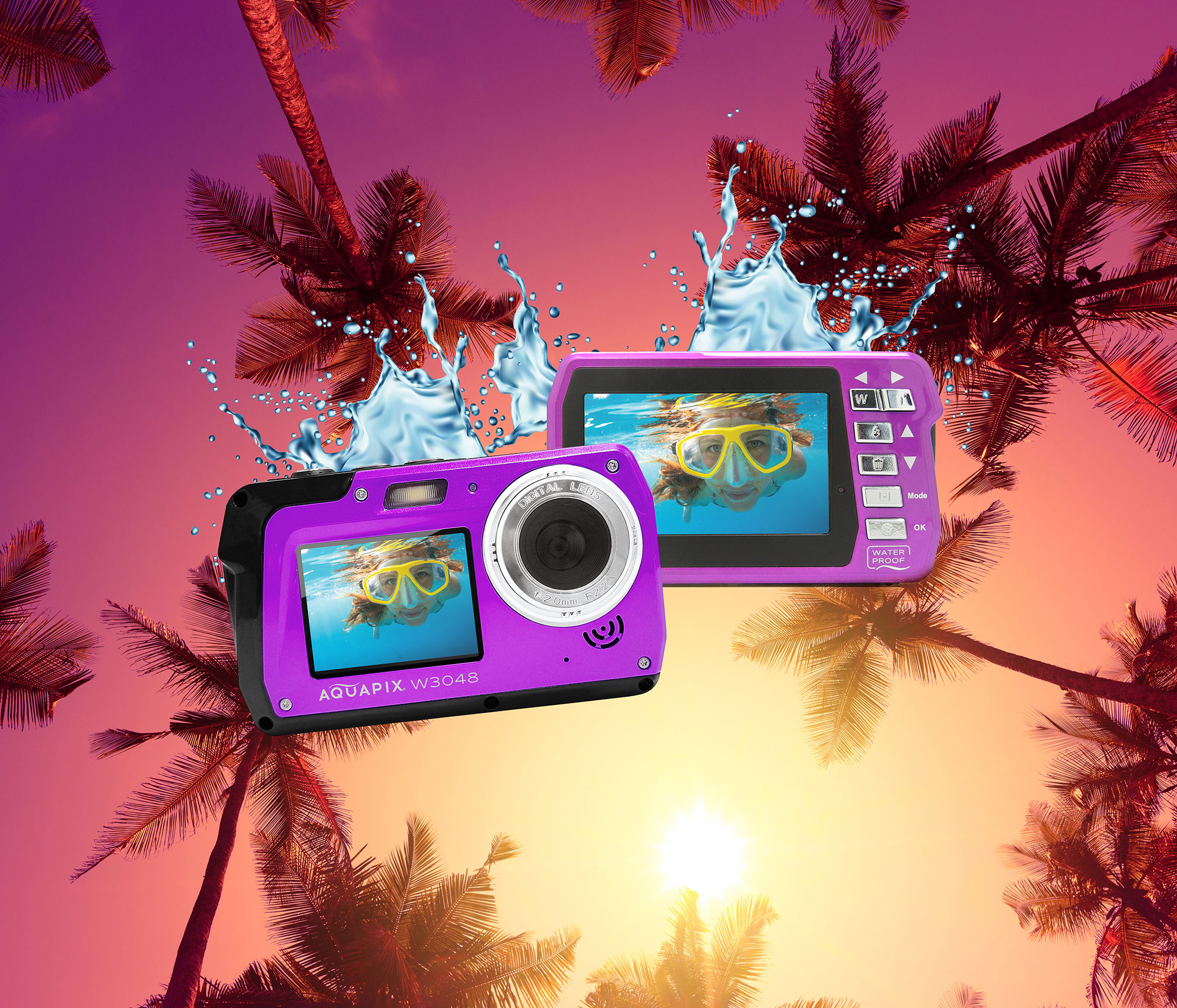 Aquapix W3048 EDGE: Die perfekte Selfie-Kamera für Unterwasser - Jetzt in neuer Farbe!